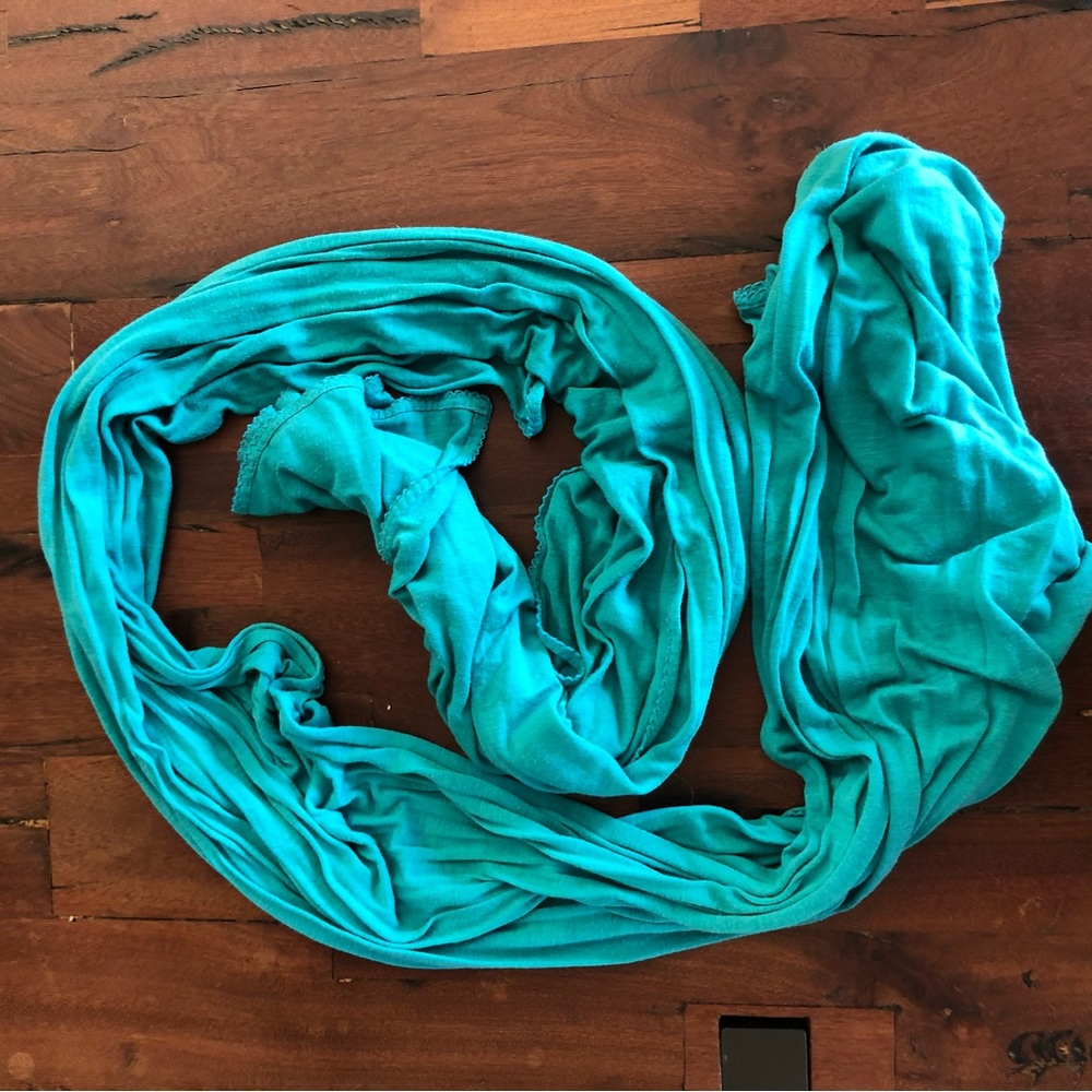 Teal scarf